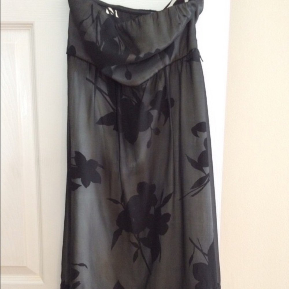 The Limited  strapless dress.